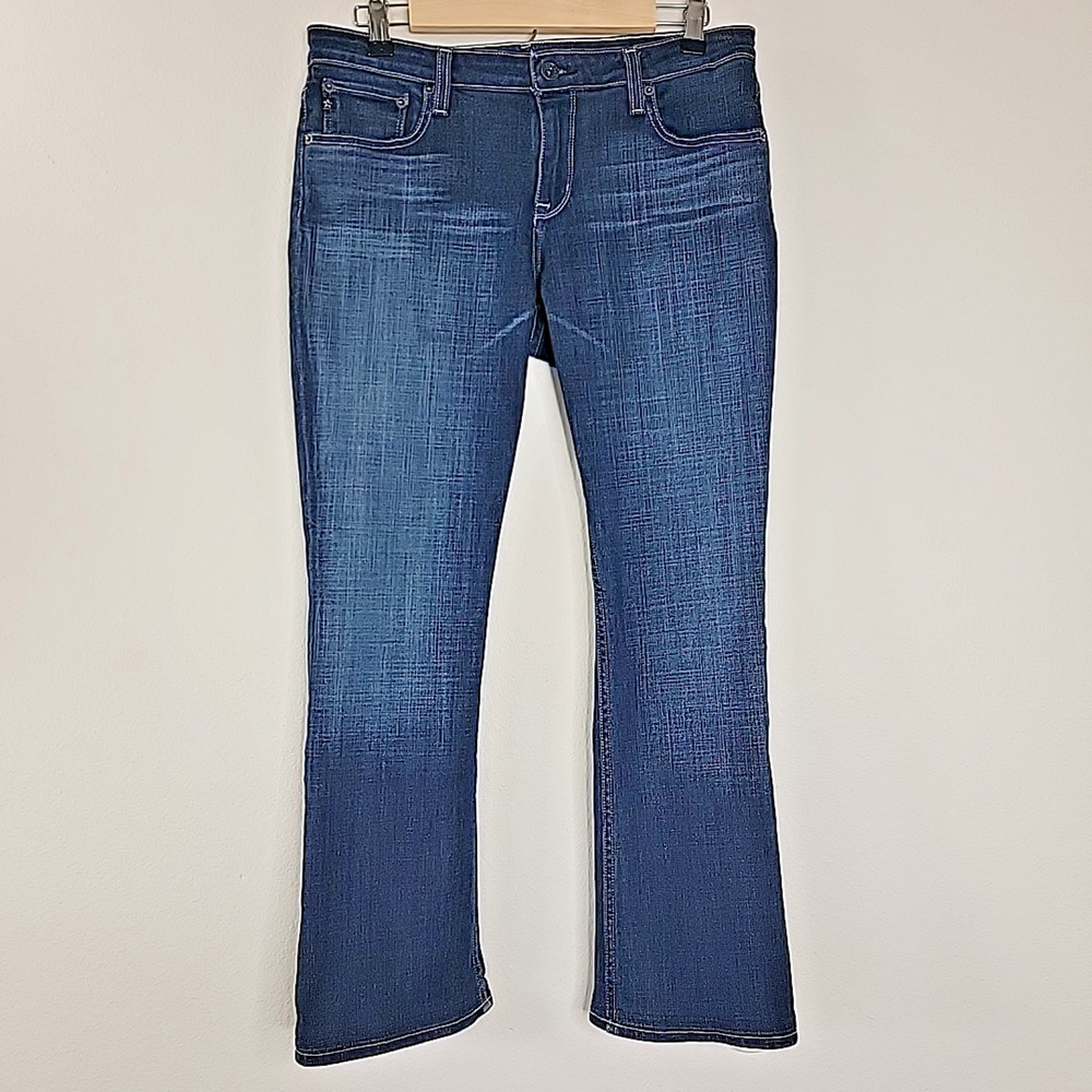 Big Star Hazel Bootcut Jeans Womens 32 Blue Low Rise Stretch